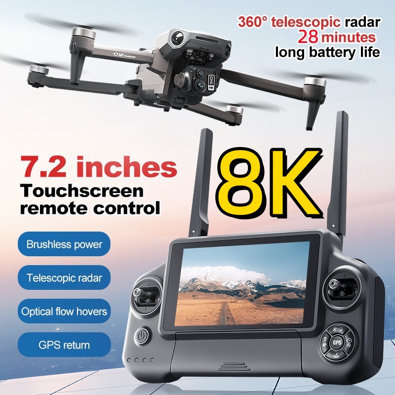 8K 3 Axis Gimbal Brushless 7.2 - Drone Gimbal 3 Axis avaliação e preço