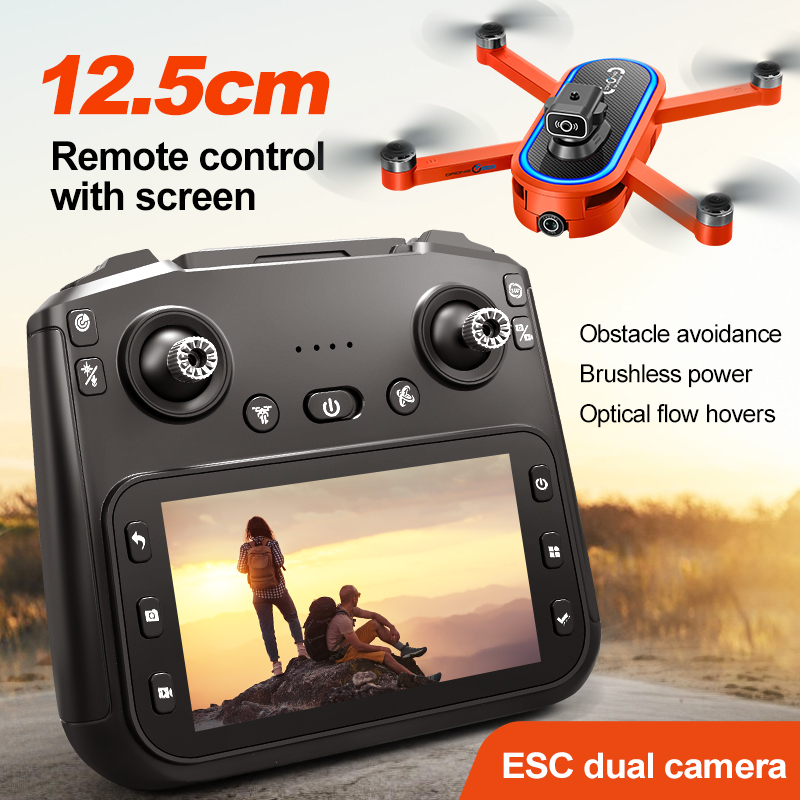2025 S186 Drone Professional 4 - Drone Gimbal Brushless avaliação e preço