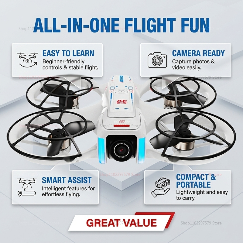 Introduction Drone GPS 8K Prof - Drone Gimbal 3 Axis avaliação e preço