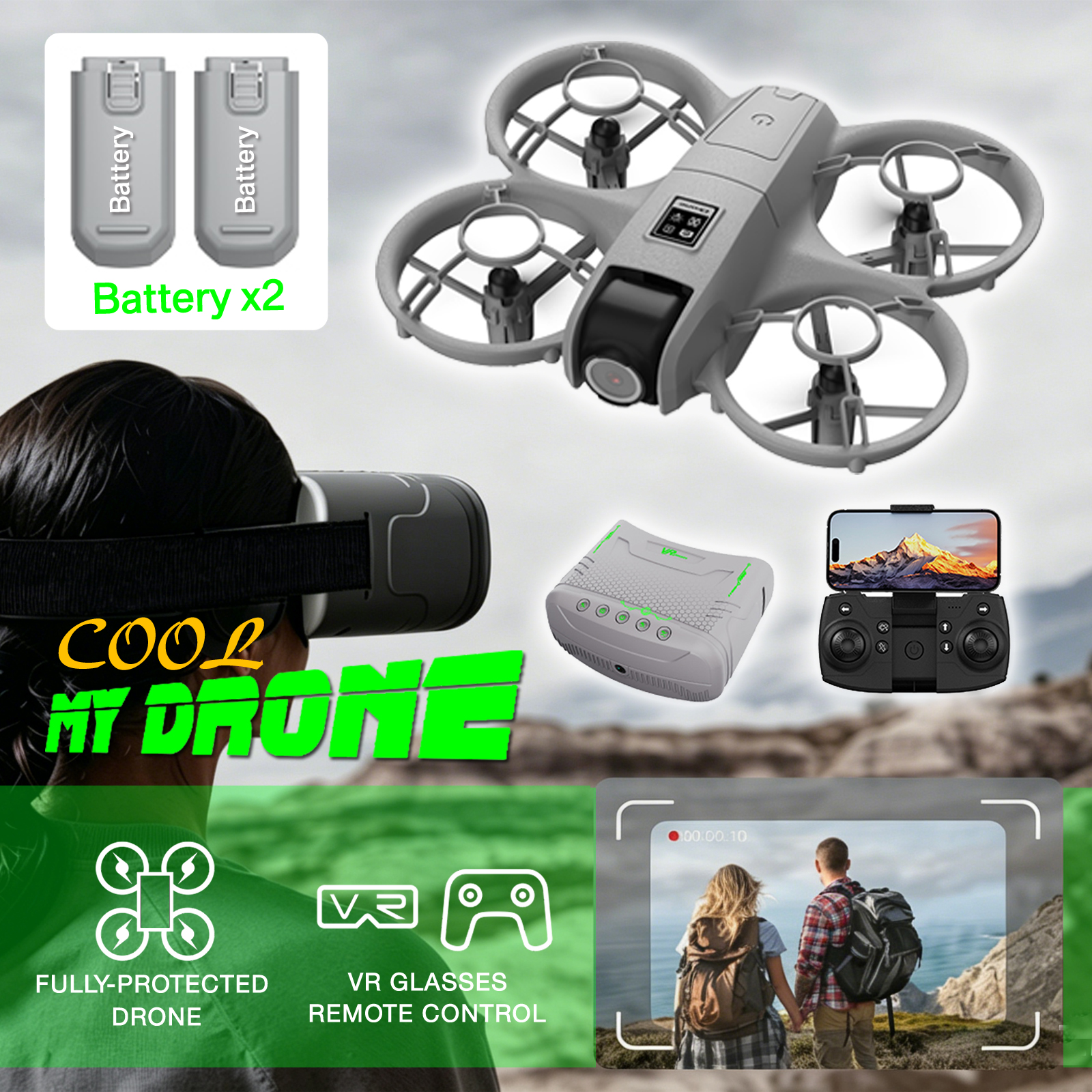 Mini Drone That Is Easy For Be - Drone Gimbal Case avaliação e preço
