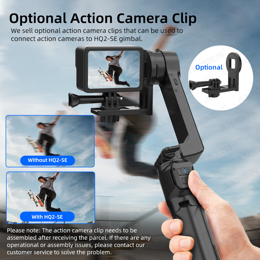 AXNEN HQ2-SE Mobile Phone Stab - Drone Gimbal For Gopro avaliação e preço