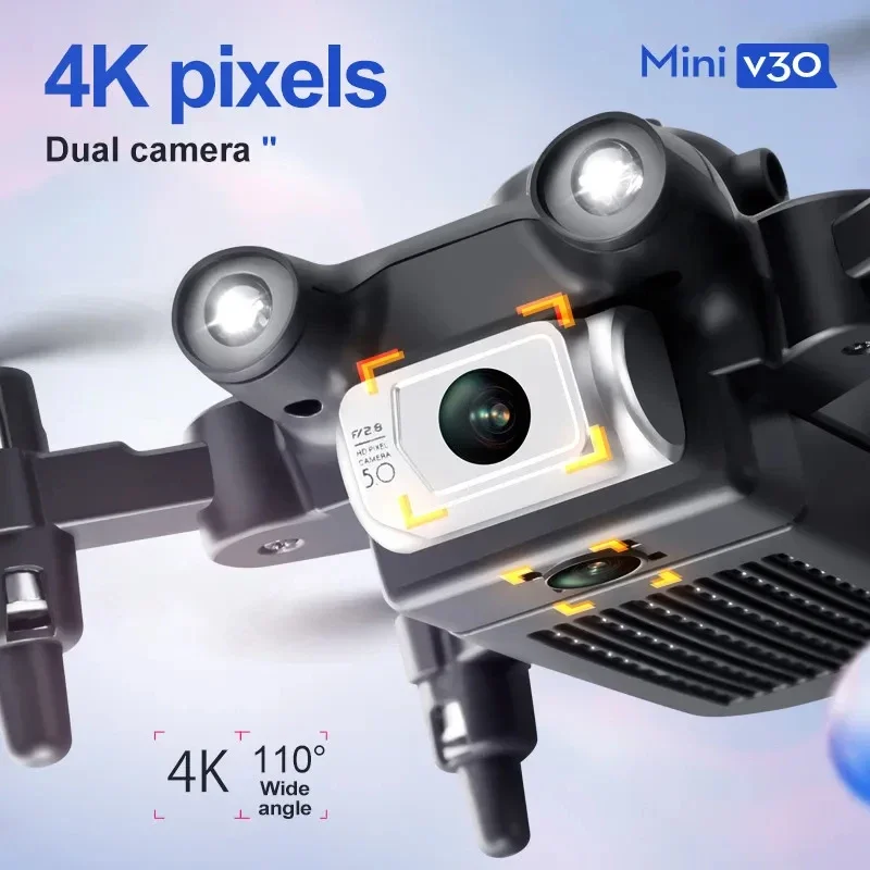 V30 Mini Drone 4DRC with Camer - Drone Gimbal 3 Axis avaliação e preço