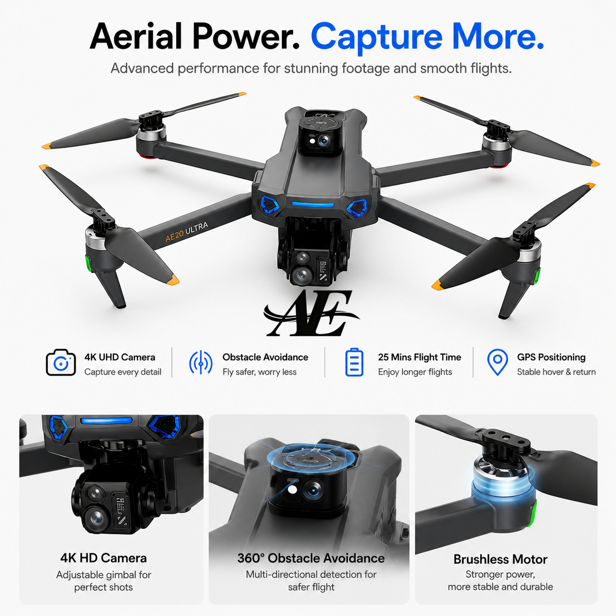 64G GPS RC Drone 8K Profession - Drone Gimbal Mount avaliação e preço
