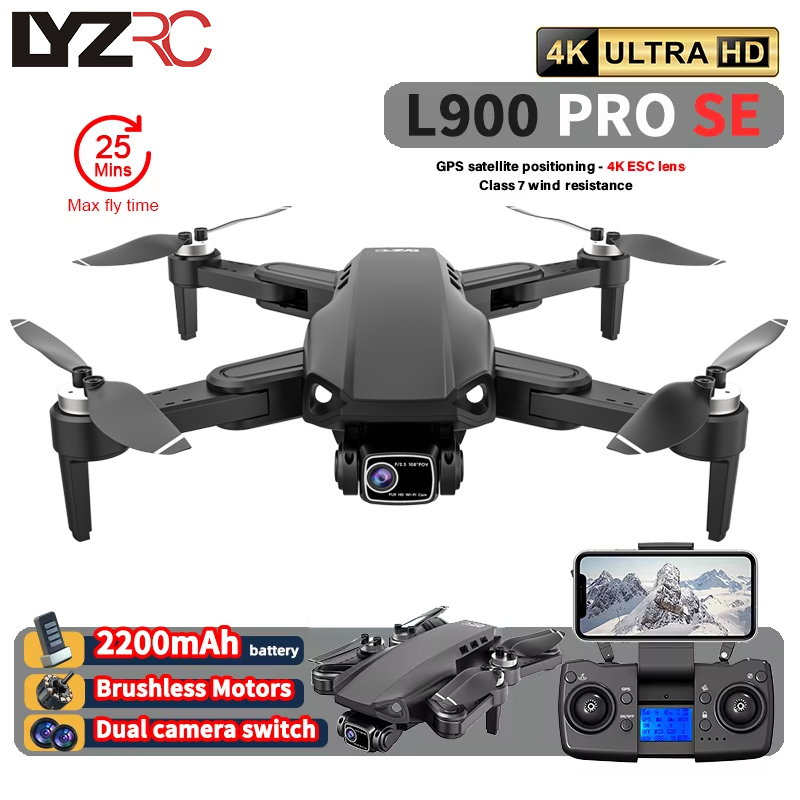 L900 Pro SE MAX GPS Drone 4K P - Drone Gimbal 2 Axis avaliação e preço