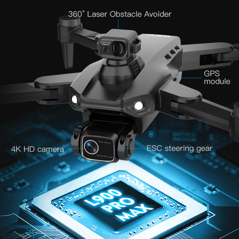 L900 Pro SE MAX GPS Drone 4K P - Drone Gimbal 2 Axis avaliação e preço