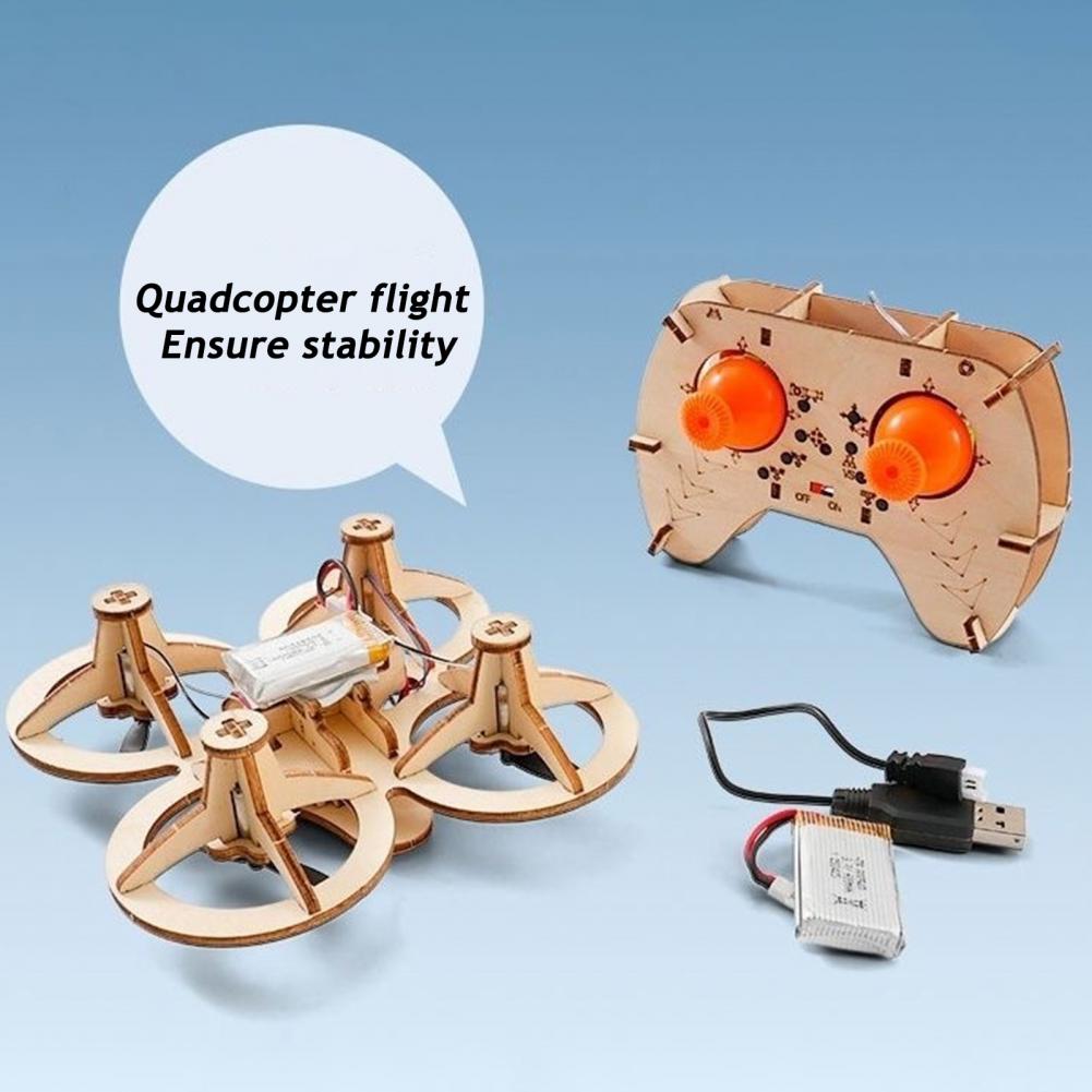 Rc Drone Toy Wooden Drone Puzz - Drone Gimbal 2 Axis avaliação e preço