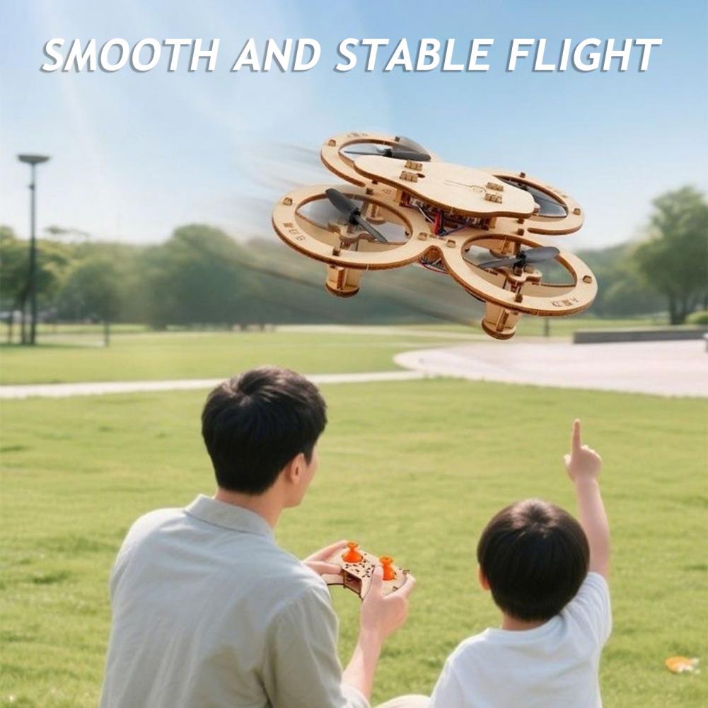 Rc Drone Toy Wooden Drone Puzz - Drone Gimbal 2 Axis avaliação e preço