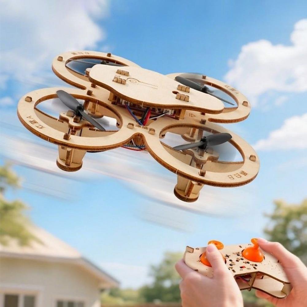 Rc Drone Toy Wooden Drone Puzz - Drone Gimbal 2 Axis avaliação e preço