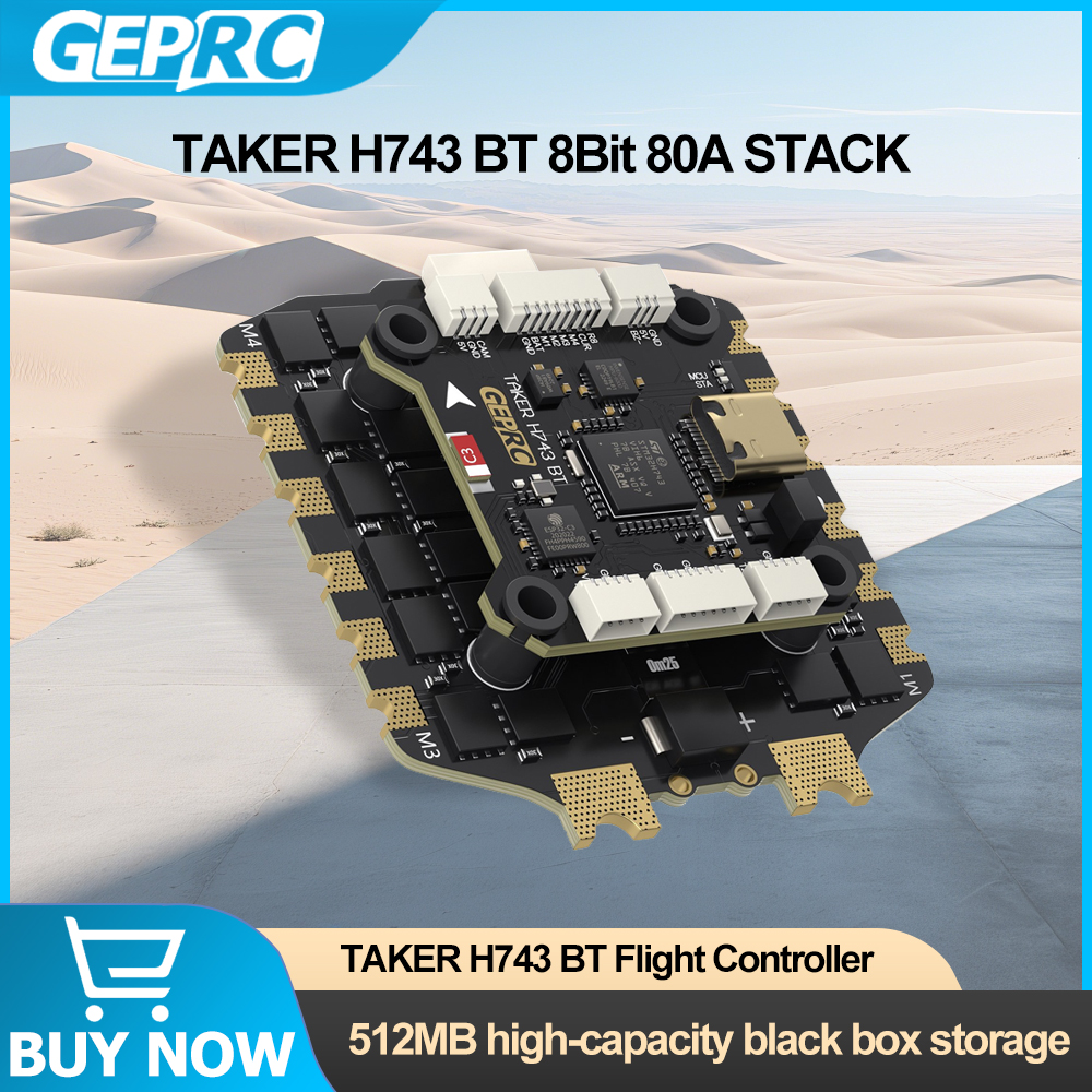 GEPRC TAKER H743 BT 8Bit 80A S - Drone Gimbal Controller avaliação e preço