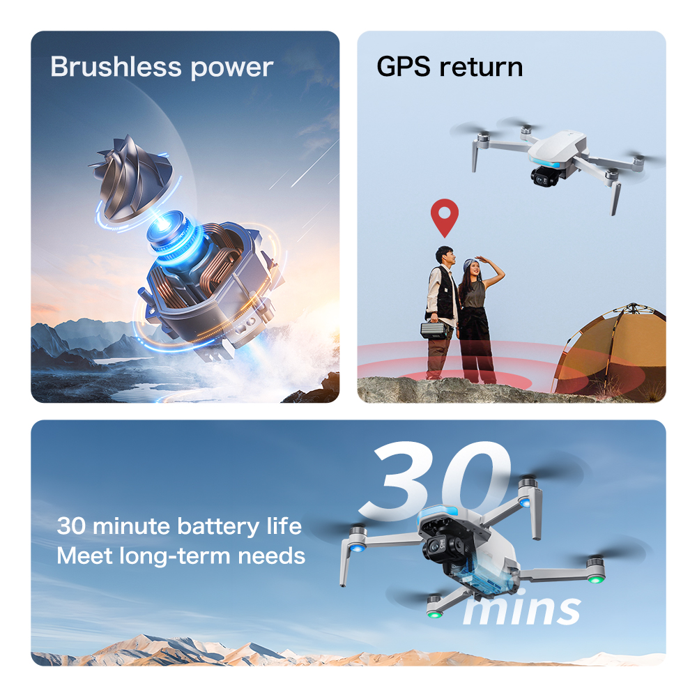 S-X1 MAX GPS Drone with 3-Axis - Drone Gimbal 3 Axis avaliação e preço