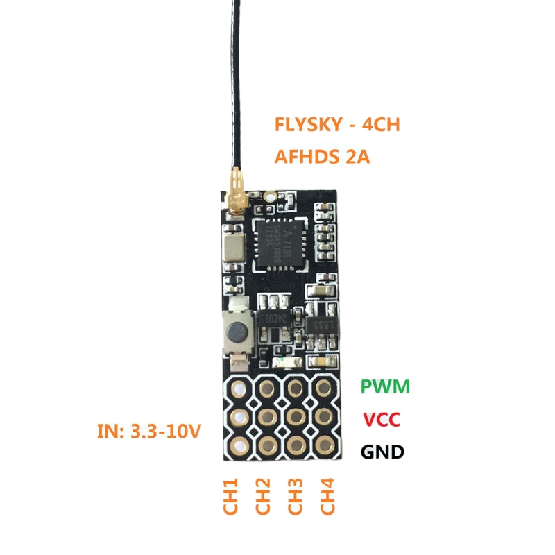 Flysky FS2A Mini Receiver 4CH  - Drone Gimbal Controller avaliação e preço