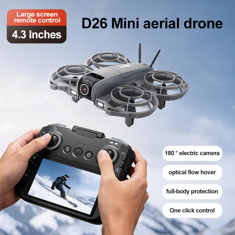D26 Drone 4K Aerial HD 180° Ca - Drone Gimbal Case avaliação e preço