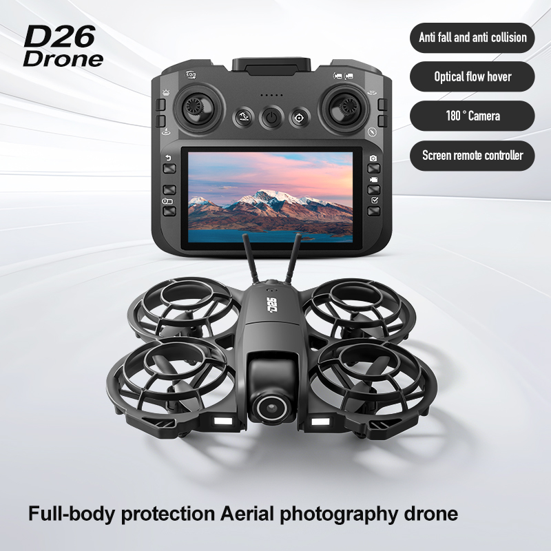 D26 Drone 4K Aerial HD 180° Ca - Drone Gimbal Case avaliação e preço