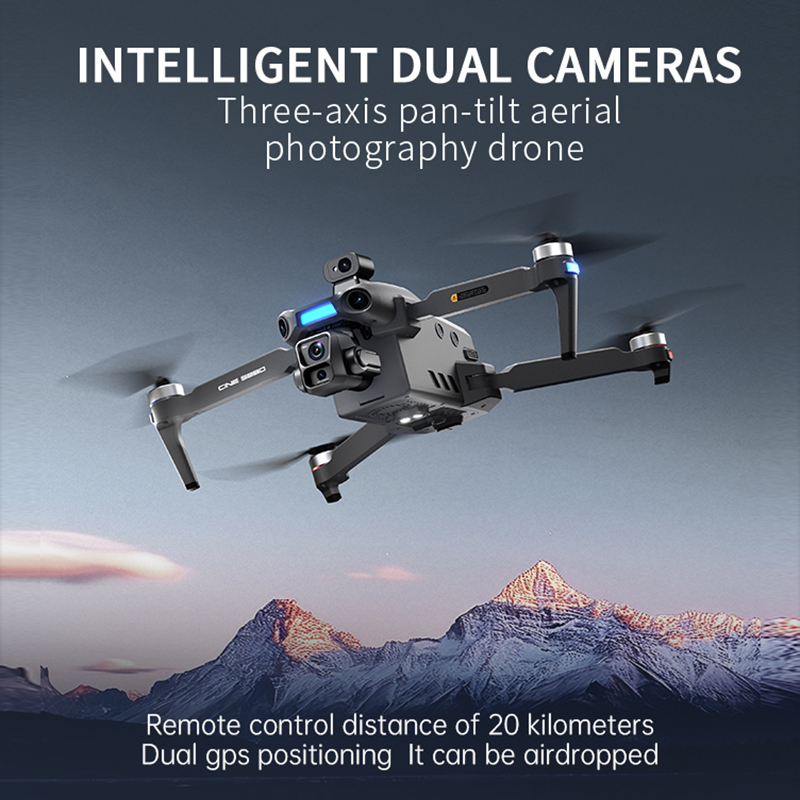 2026 New 8K Dual Camera Drone  - Drone Gimbal 3 Axis avaliação e preço