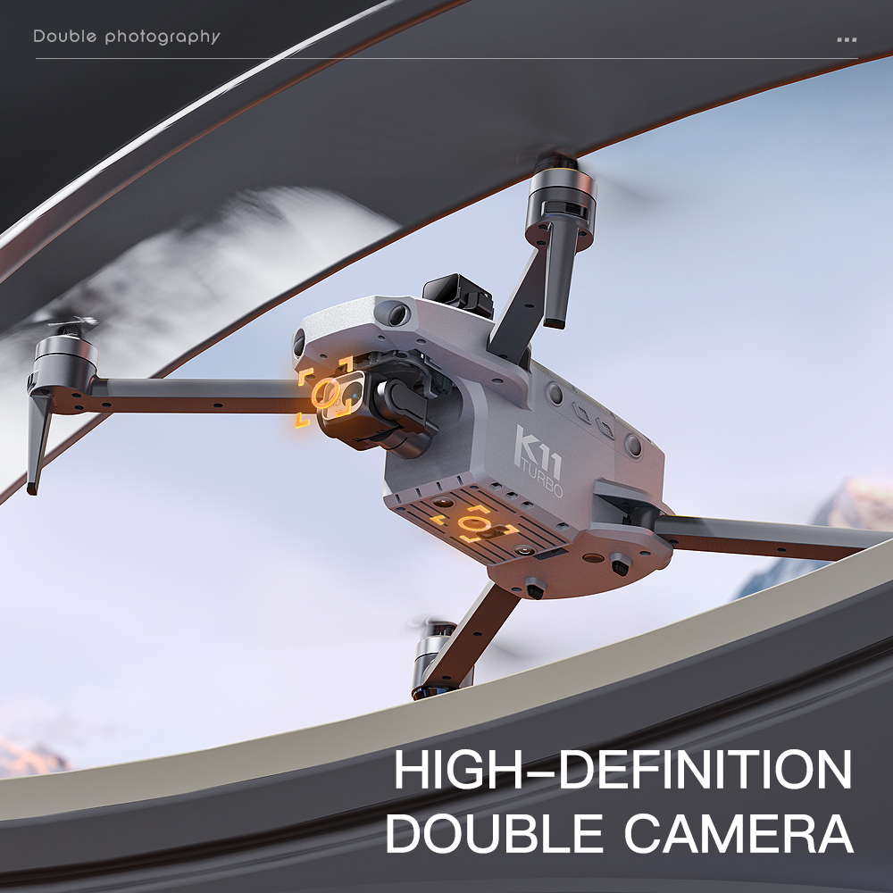 K11 Tubro Dual Camera GPS Dron - Drone Gimbal Mount avaliação e preço