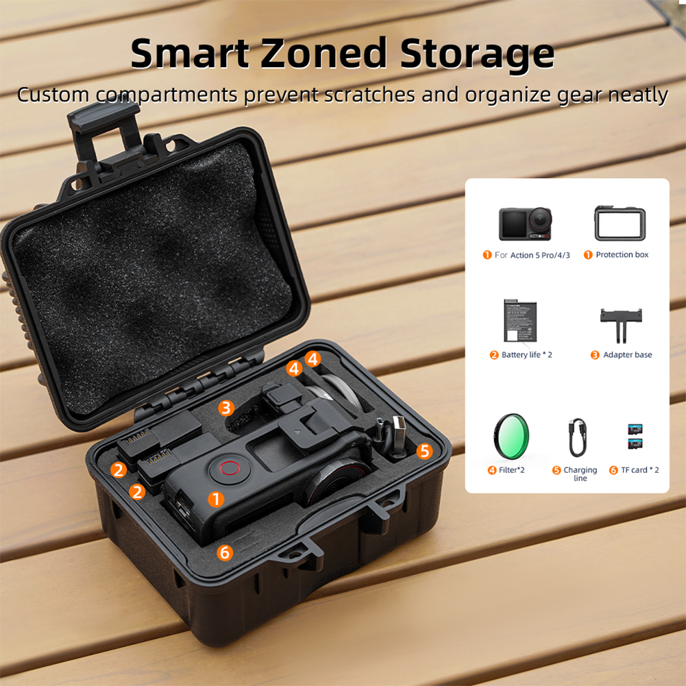 Hard Case Waterproof Box for D - Drone Gimbal Case avaliação e preço