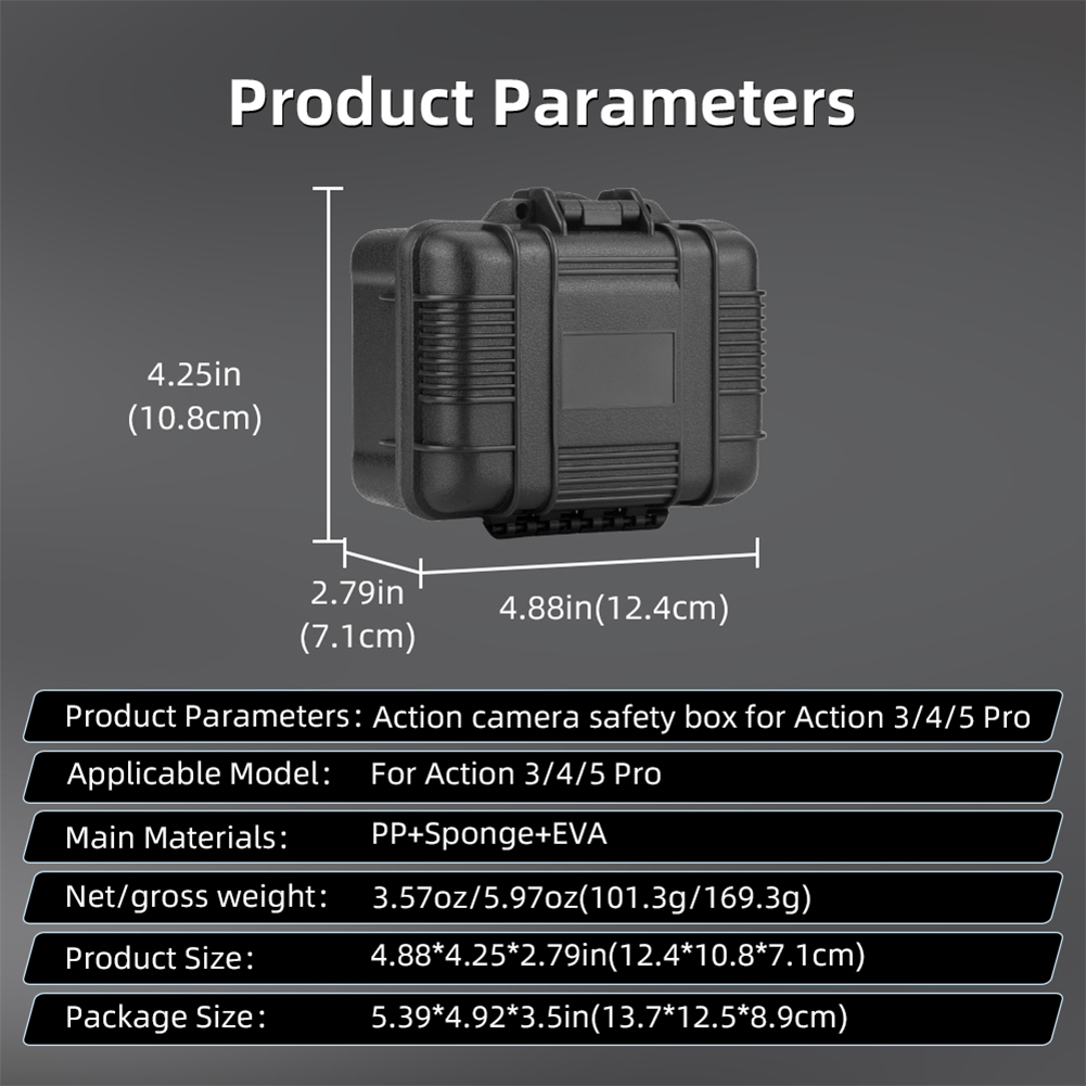 Hard Case Waterproof Box for D - Drone Gimbal Case avaliação e preço