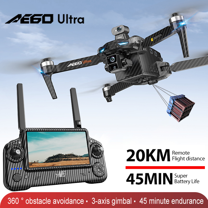 AE60 GPS Drone Professional 8K - Drone Gimbal 3 Axis avaliação e preço
