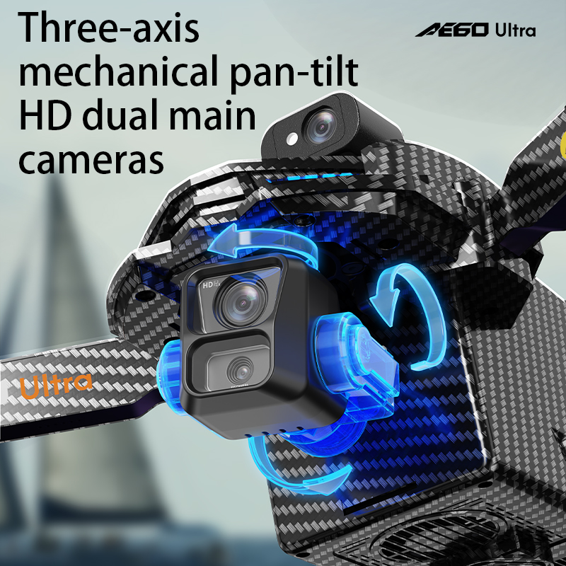 AE60 GPS Drone Professional 8K - Drone Gimbal 3 Axis avaliação e preço