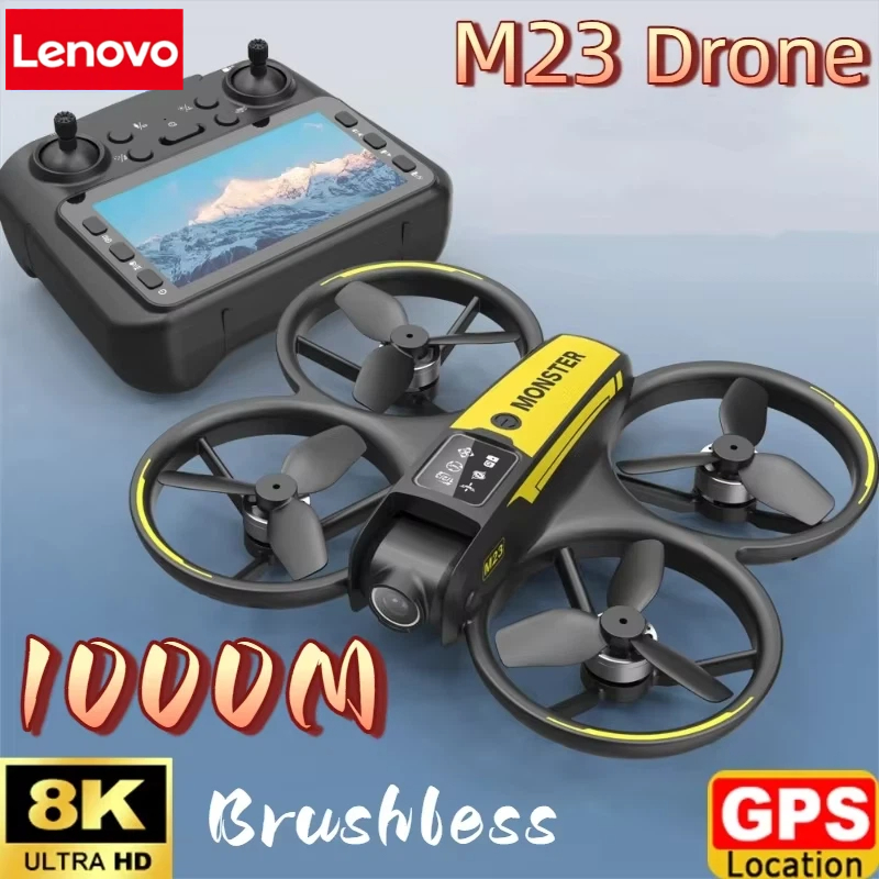 Lenovo M23 Drone HD 8K Dual Ca - Drone Gimbal Mount avaliação e preço