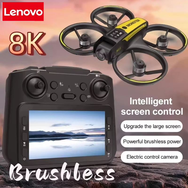 Lenovo M23 Drone HD 8K Dual Ca - Drone Gimbal Mount avaliação e preço