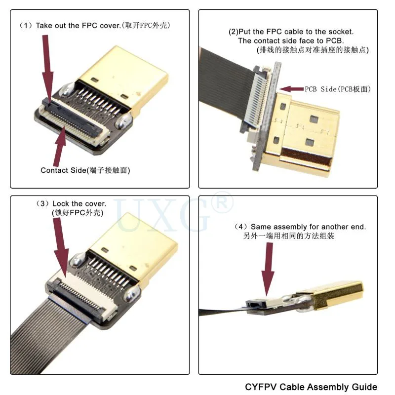 FPV HDMI-compatible Cable To M - Drone Gimbal For Gopro avaliação e preço