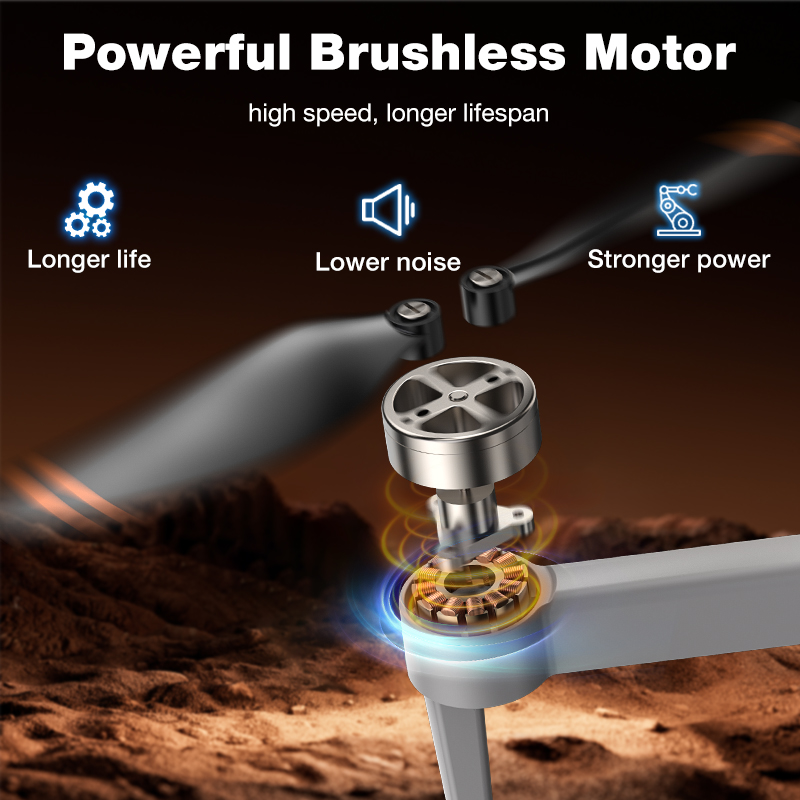 NEW Hot L017 Pro Drone Brushle - Drone Gimbal 3 Axis avaliação e preço
