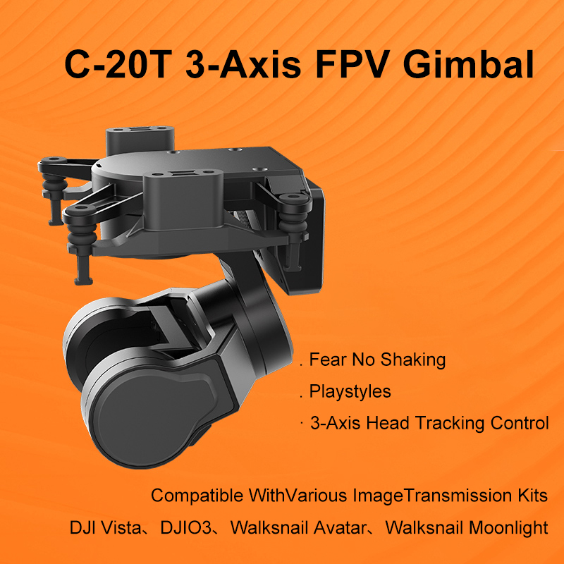 3-Axis Gimbal for FPV Racing D - Drone Gimbal 3 Axis avaliação e preço