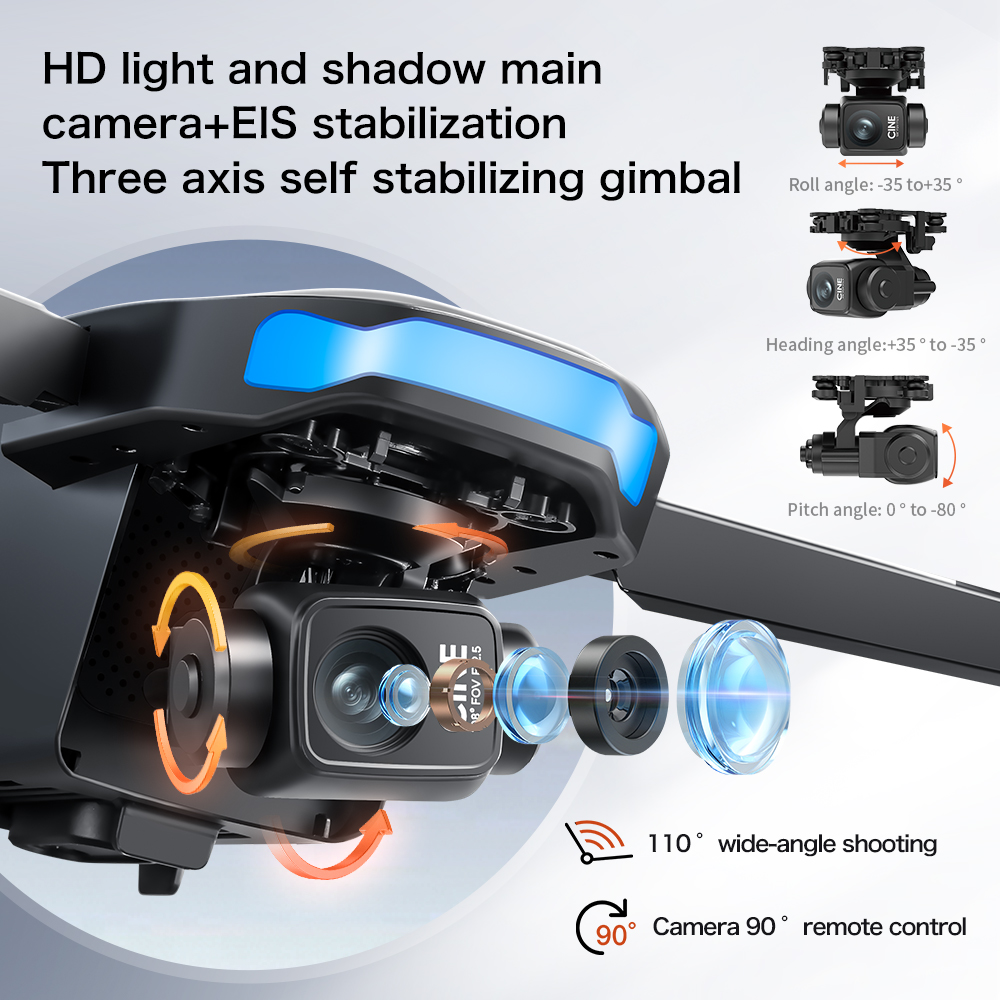 New S-X1 MAX Drone GPS 8K Prof - Drone Gimbal Case avaliação e preço