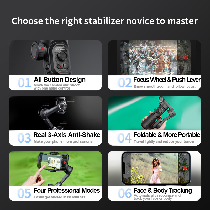 AOCHUAN 3-Axis Handheld Gimbal - Drone Gimbal For Gopro avaliação e preço